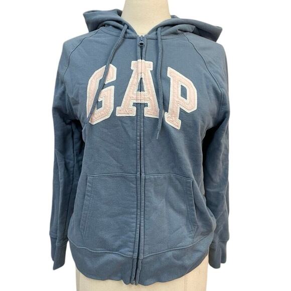 Gap University Blue / Baby Pink Zip Up Jacket - Picture 1 of 4